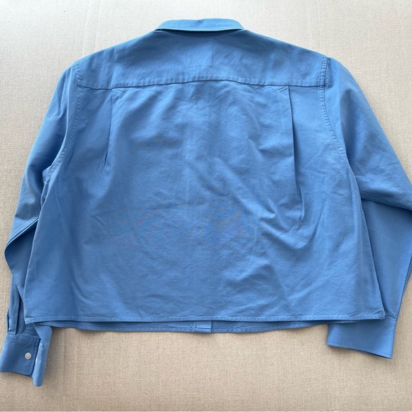 UNIQLO x JW Anderson • Oxford Blue Button-Up Top - Picture 12 of 13